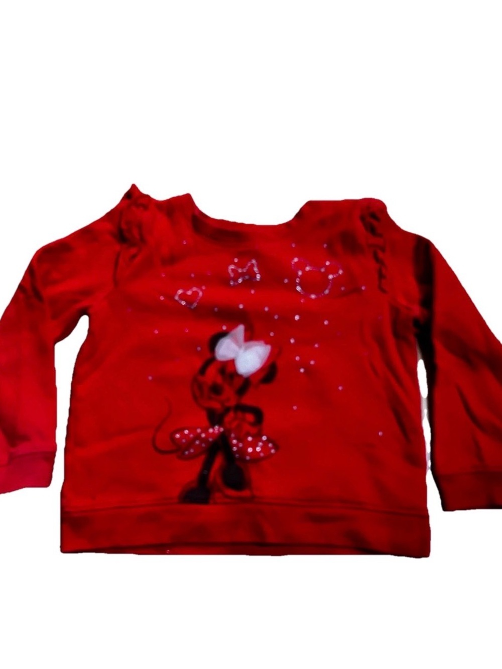 Disney Red Minnie Mouse Kids Sweatshirt